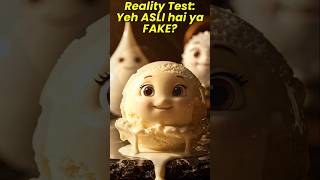 असली या नकली? 5 सेकंड में पता करो! #youtubeshorts #experiment #viral #healthtips #icecream #milk