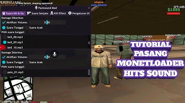 TUTORIAL PASANG MONETLOADER HITS SOUND | GTA SAMP