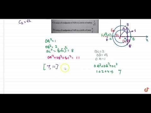 Consider two circles  `C_1: x^2+y^2-1=0` and  `C_2: x^2+y^2-2=0`. Let A(1,0) be a fixed point ...