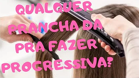 Pode fazer progressiva com prancha normal?