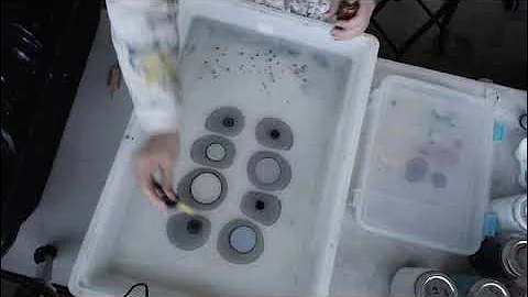 Melinda Cross - Marbling Demo 2000