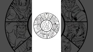 Avengers coloring#shorts
