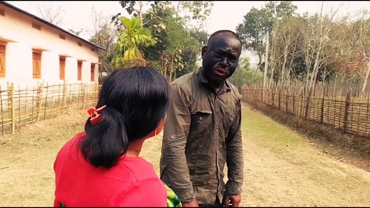 ফাটা ফাটি বুঢ়া আৰু বুঢ়ী Assamese COMEDY video Banjan Rabha Comedy video