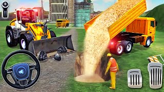 City Mega Construction Simulator - Excavator, Crane Road Builder - Android GamaPlay screenshot 2