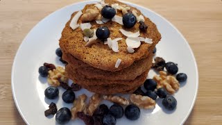 Морковные оладьи / полезный завтрак / без глютена/Carrot pancakes / healthy breakfast / gluten-free