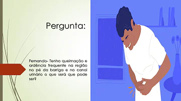 O que é uma queimação no pé da barriga?