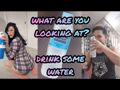 What Are You Looking At Drink Some Water Meme Shorts Youtube