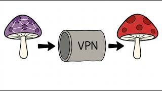 How a VPN Works, Explained with Mushrooms