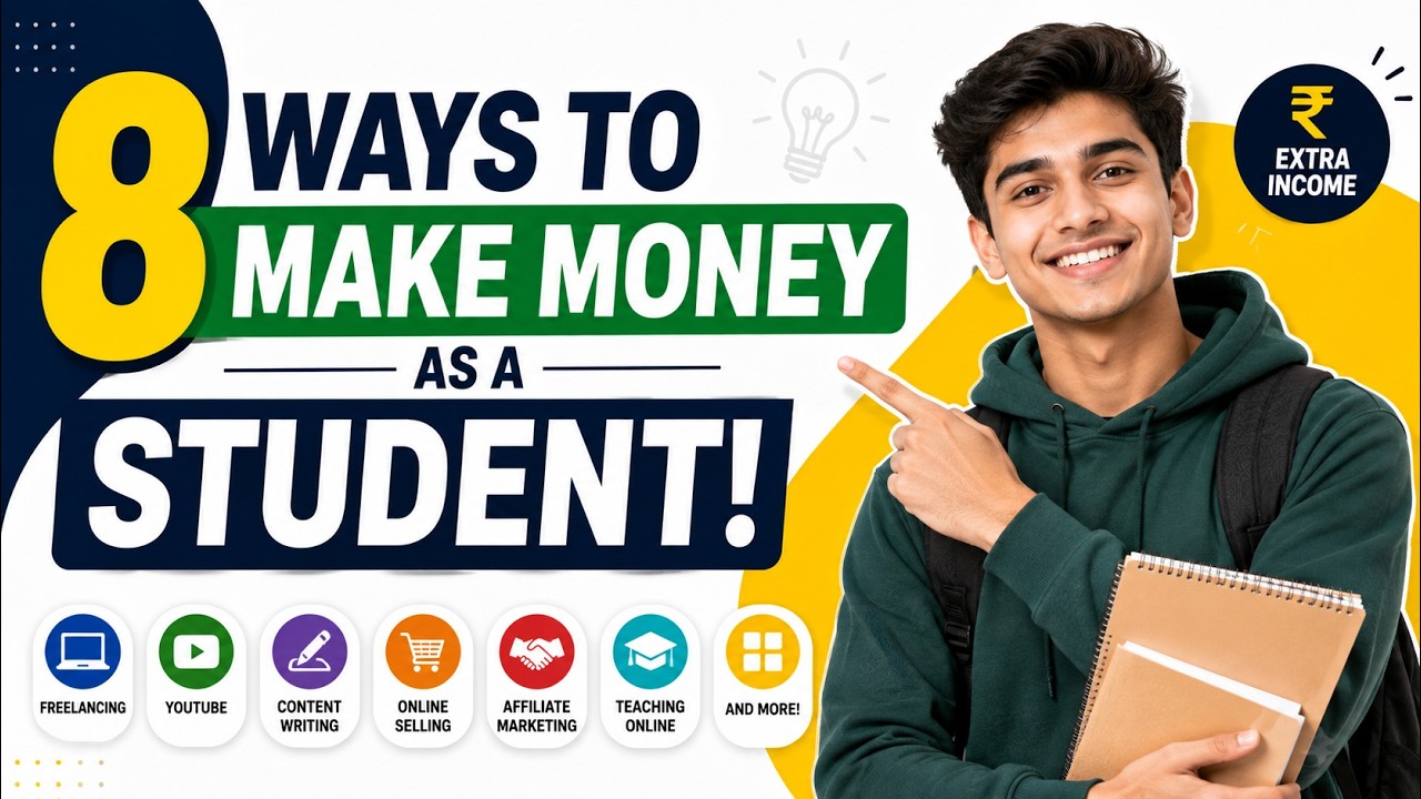 8 Ways To Make Money As A Student! - YouTube