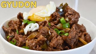 Perfect Gyudon Recipe | Japanese Beef Bowl