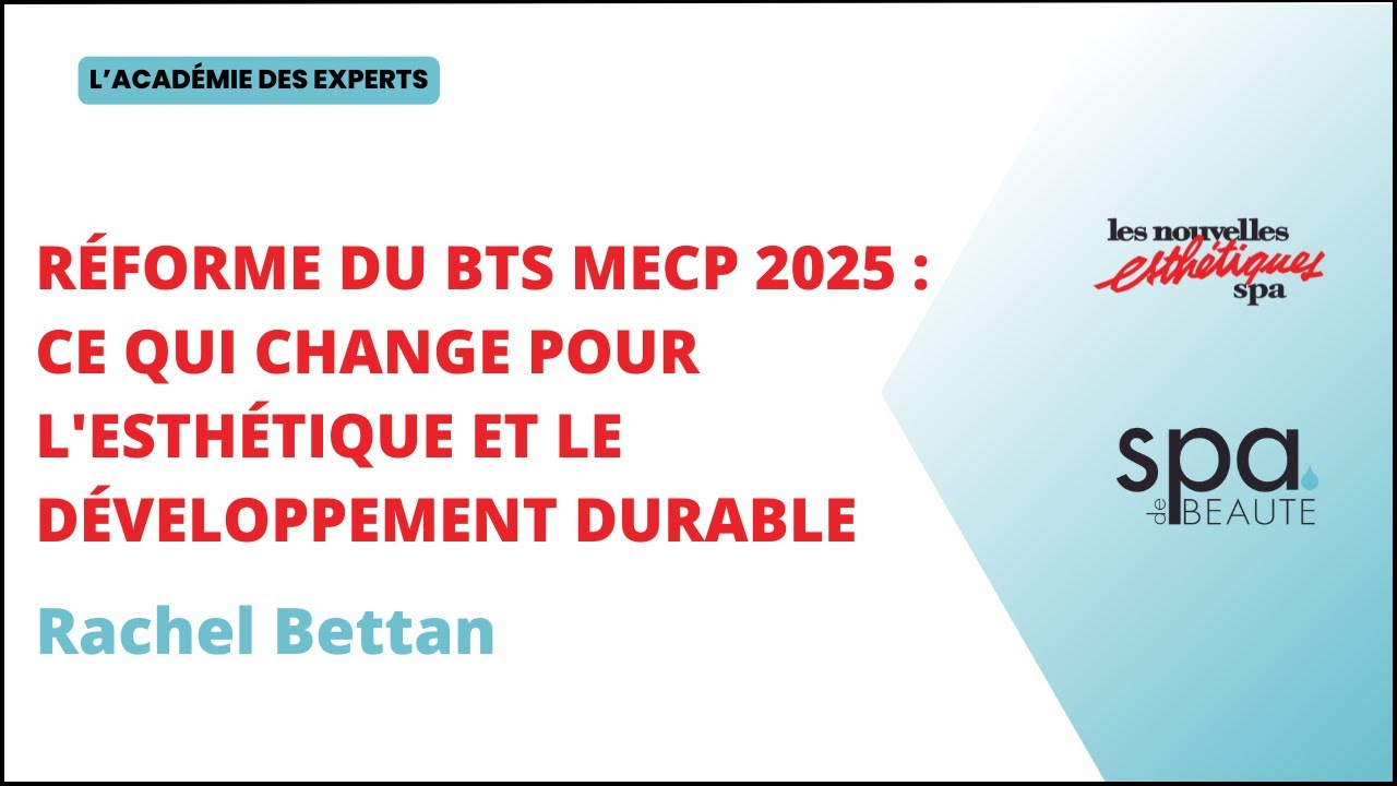 Bts Mecp Page De Garde Réforme du BTS MECP 2025 : Ce qui change pour l'esthétique et le