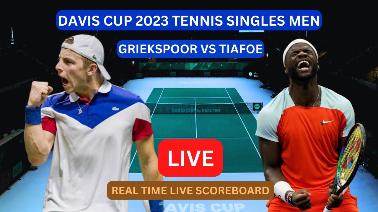 Frances Tiafoe Vs Tallon Griekspoor LIVE Score UPDATE Today 2023 Davis Cup Tennis Game Sep 14 2023