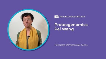 Proteogenomics: Pei Wang, Principles of Proteomics Series
