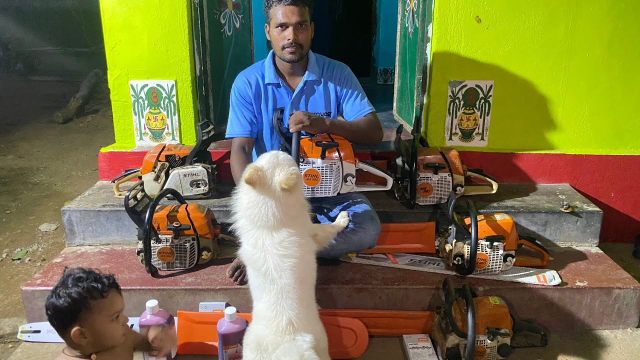 Patra wood cutting Stihl chainsaw ms 382 25inchi new chainsaw ms382