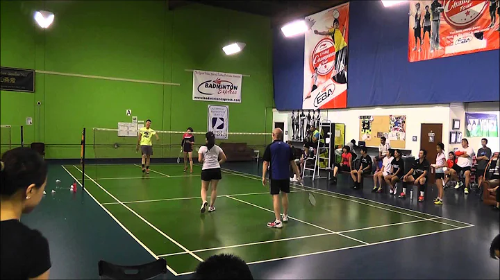 Jingyu - Calvin vs Cynthia - Ashton @ EBA Open 2015