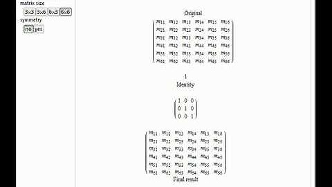 Matrix Transformations in Crystallography
