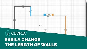[Cedreo Tutorial] How to Resize a Wall?