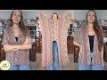1 pieza! Chaleco en crochet FÁCIL y RÁPIDO para principiantes, todo derecho! #crochet #ganchillo 