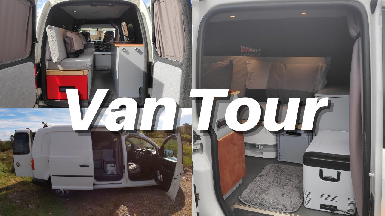 VW Caddy Maxi Micro Campervan Tour - YouTube