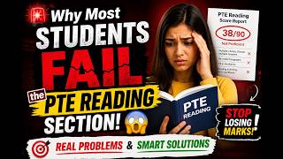 🚨 Why Most Students FAIL the PTE Reading Section! 😱 | Real Problems & Smart Solutions