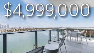 ONLY $4,999,000 FOR THIS TOP FLOOR PENTHOUSE IN MIAMI! WATER VIEWS EVERYWHERE