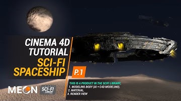 Cinema 4D Tutorial Spaceship Modeling | Meon VFX | Part 1