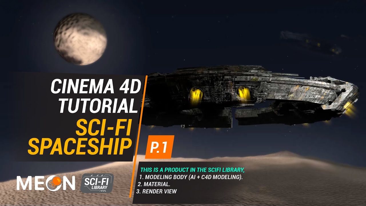 Cinema 4D Tutorial Spaceship Modeling | Meon VFX | Part 1 - YouTube