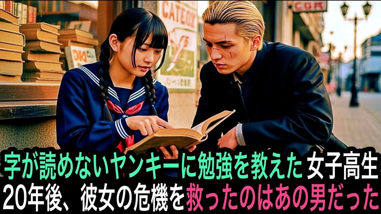 「先生、今度は俺が守ります」字が読めなかった不良少年は20年後…教師になり、体罰教師の濡れ衣を着せられた少女を救うため恩返しした話