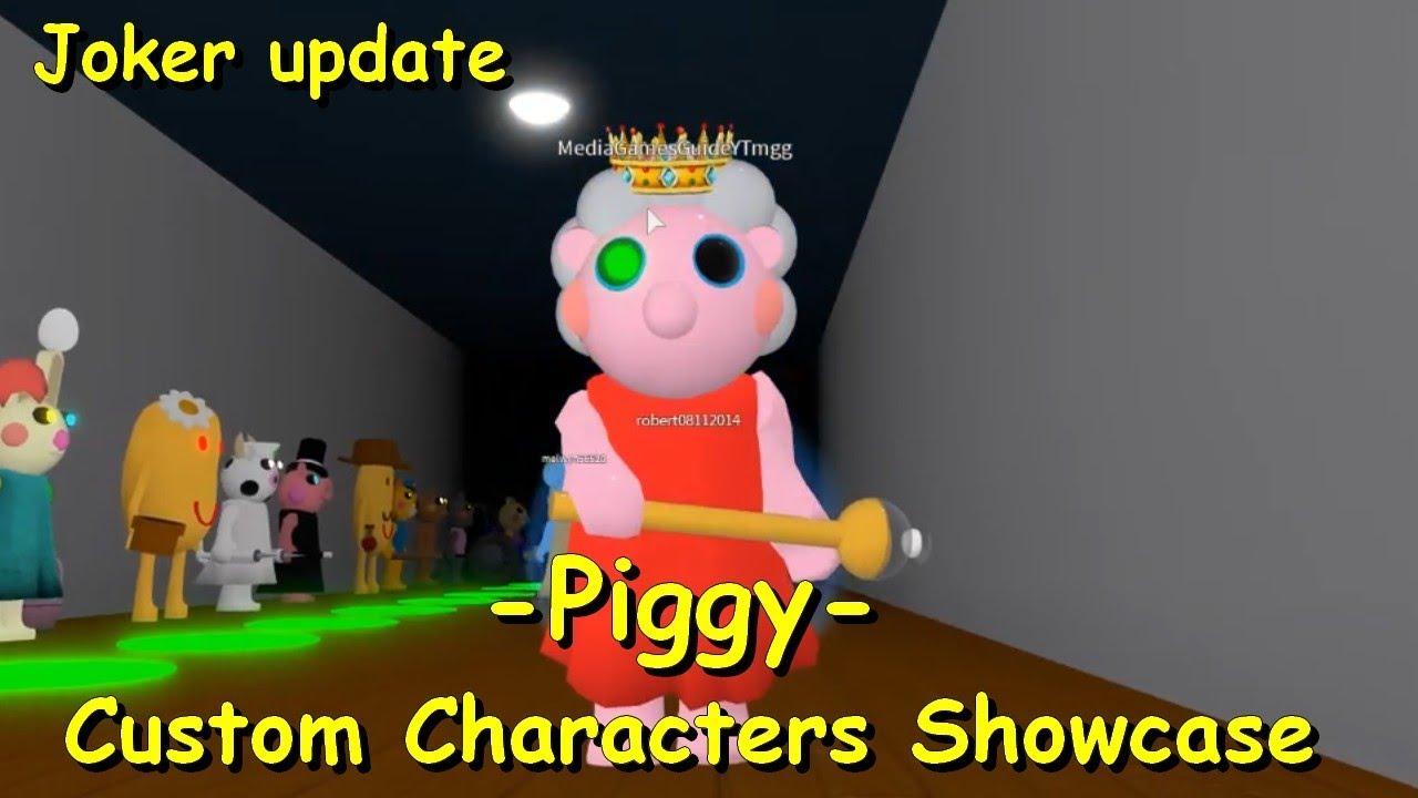 Piggy Queen Jumpscare Custom Characters Showcase Joker Update Youtube - piggy custom characters showcase roblox