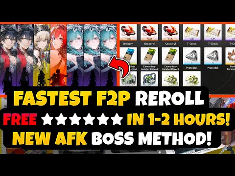 New Fastest F2p Arknights Endfield: ★★★★★★ Re-roll Methods Updated!
