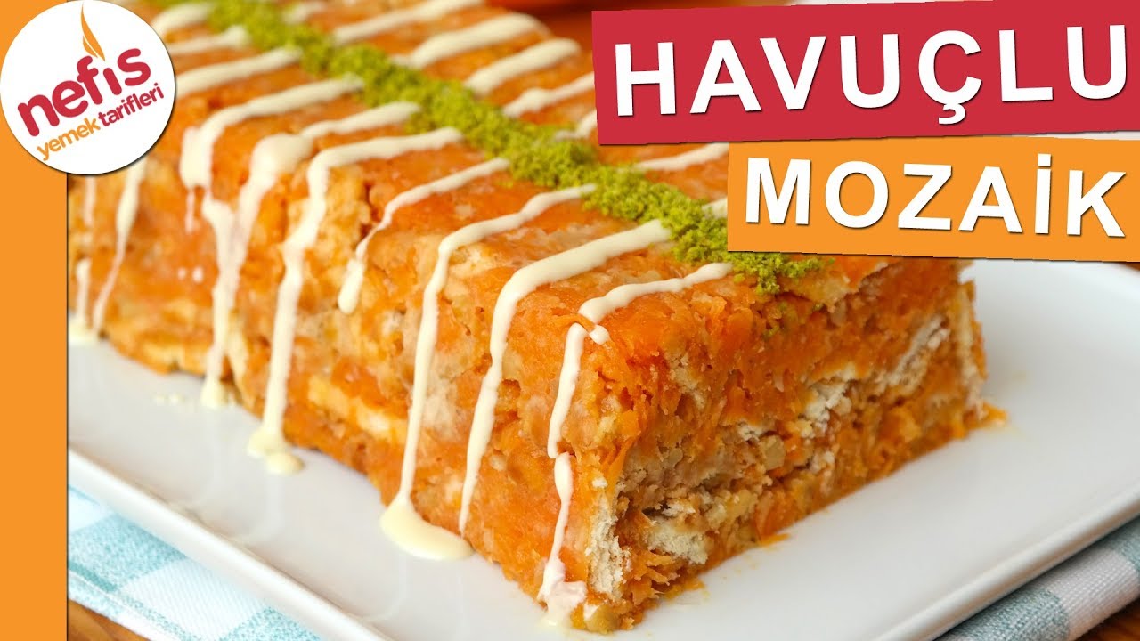 Havuçlu Mozaik Pasta Tarifi Havuçlu Mozaik Pasta Tarifi