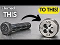 DIY Threading Die From A Simple Bolt The Results Are Insane DIY Threading Die From A Simple Bolt The Results Are Insane