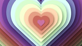 Love Heart Tunnel 💗 Pastel Hearts 💗 Пастельные Сердечки | Background Heart Tunnel | Футажор