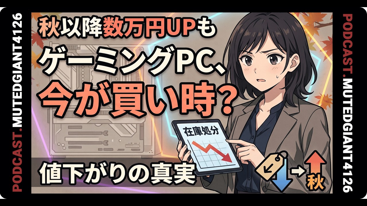 ゲーミングPC、値下がりは在庫処分の一時現象?秋以降は数万円アップも