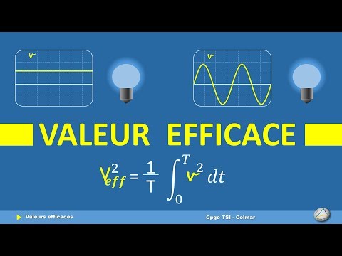 Vidéo: Comment la valeur efficace est-elle calculée ?