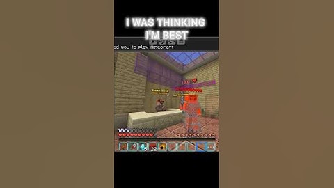 PC Players and Hackers Exist! #minecraft #minecraftgameplay #gaming#pvp #hacker