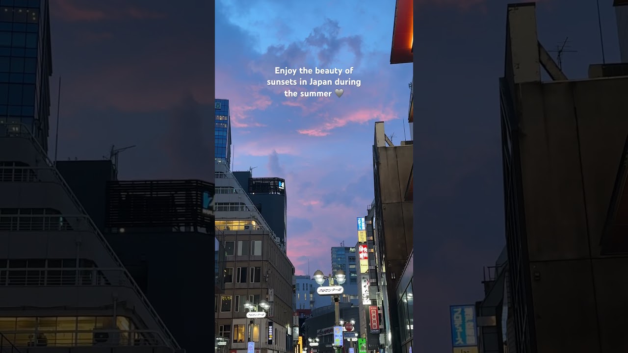 Japan has the best sunsets 🌆 
