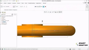 Handwheel of a Tailstock modelling using Creo/ProE | Smart Drafter