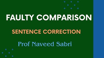 Faulty Comparison | Common Errors in Comparison | English Grammar | CSS