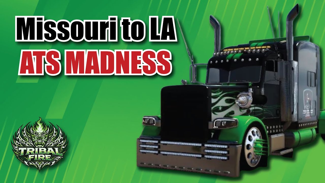 Missouri to LA | American Truck Simulator | Driving at 130+ MPH in a Peterbilt 389