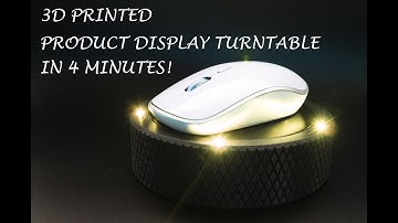 Prototype a rotating Arduino table in 4 mins!