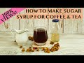 SAVE AT LEAST  30% ON SWEETENERS: MAKE YOUR OWN SUGAR SYRUP & SWITCH FROM USE OF SYNTHETIC FRUCTOSE