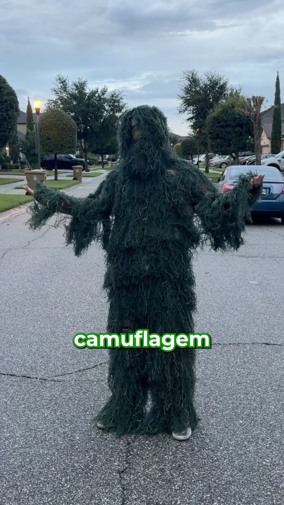 Testei a Roupa de Camuflagem #shorts