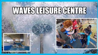 WAVES LEISURE CENTRE | INDOOR POOL WITH WAVES AND SLIDE
