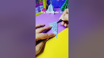 DIY PAPER SNOWFLAKE ❄️|CHRISTMAS DECORATION IDEAS|Easy snowflake