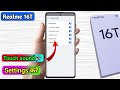 realme 16t touch sound settings, realme 16t touch setting