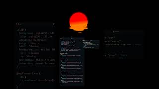 Sun Reflection #htmlcss #code #frontend #programming