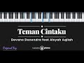Teman Cintaku - Devano Danendra Ft. Aisyah Aqilah (KARAOKE PIANO)
