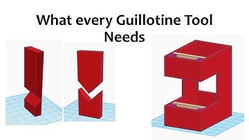 Forging Dies for the Guillotine tool