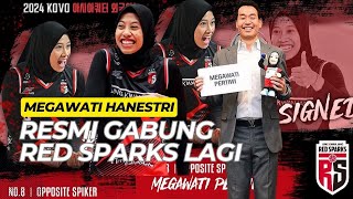 MEGA LANJUT GABUNG RED SPARKS LAGI,PELATIH KO HEE JIN FULL SENYUM